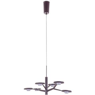 OEM L&aacute;mpara Colgante Led Italux Kresyda, Moderna, Bronce, Ad16014-6b, Caf&eacute; Oscuro
