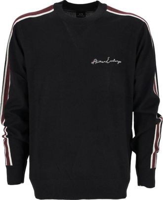 A|X Armani Exchange Stijlvolle Sweaters voor Mannen en Vrouwen - Heren - Ronde hals truien - Blauw - L - Truien & Vesten