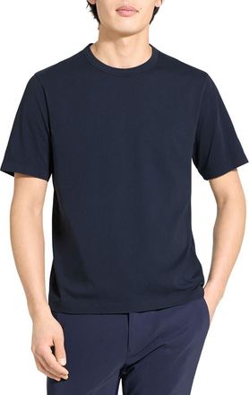 Theory Tinted Crewneck T-Shirt in Tinted Baltic at Nordstrom, Size Xx-Large