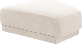 BLOOMINGLOFT Design Sitzpouf Miley 83 x 78 cm - Samtbezug