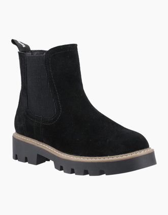 Hush Puppies Womens Aofie Womens Chelsea Boots - Black - Size: 8