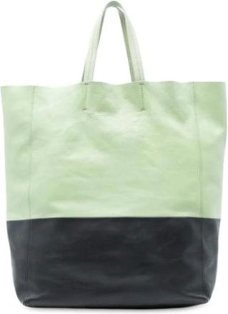 Celine Pre-owned Tote Bags, female, Multicolor, Size: ONE SIZE Pre-owned Leather Tote