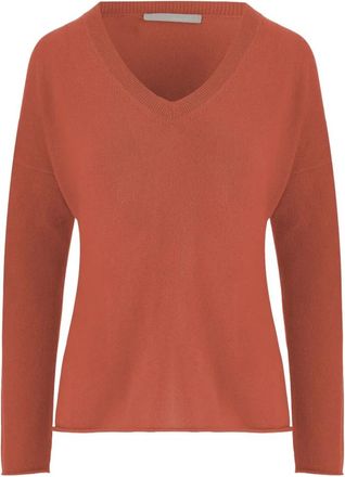 Allude Cashmere Knitwear, female, Red, M, Cashmere Jumper