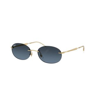 Ray-Ban Ovale Zonnebril - unisex - Zonnebrillen - Geel - 54 MM - Accessoires