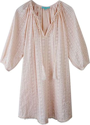 Melissa Odabash Breezy Embroidered Beach Dress Size M