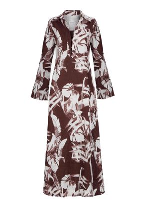 Three Graces Veronica Dress In Prune