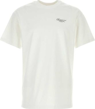 Givenchy White Cotton T-shirt