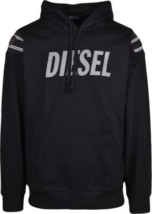 Diesel Hoodies & sweatvesten, Heren, Zwart, S, Katoen, Hooded Sweatshirt