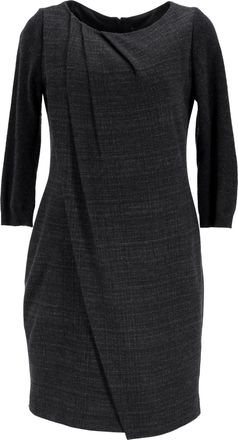 HUGO BOSS Boss By Hugo Boss Draped Dress in Black Polyester
