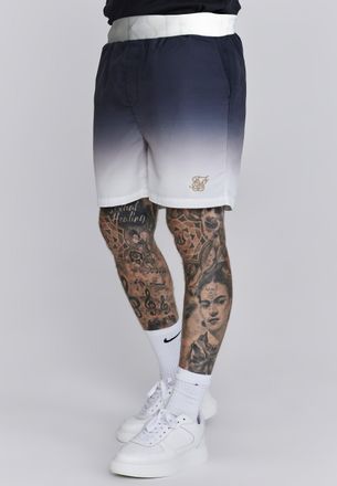Siksilk Pantalones Cortos Nataci&oacute;n Fade Azul Marino Blanco Masculino XL
