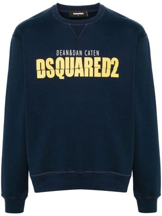 Dsquared2 Cool Fit logo-print sweatshirt - Blue