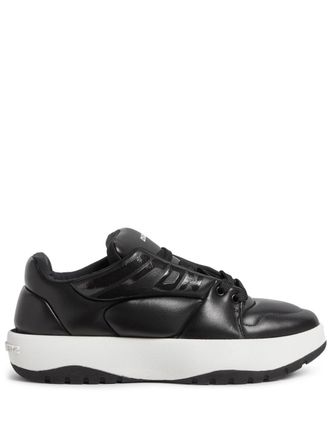 Dsquared2 inflated-effect low-top sneakers - men - Calf Leather/Rubber/Fabric - 43 - Black