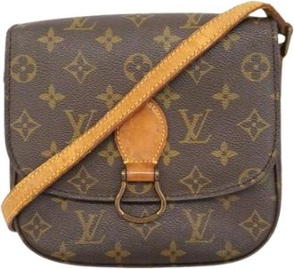 Louis Vuitton Pre-owned Cross Body Bags, female, Brown, Size: ONE SIZE Pre-owned Saint Cloud MM Shoulder Bag