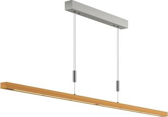 Lampenwelt.com Quitani L&aacute;mpara Colgante nora En Marr&oacute;n De Madera