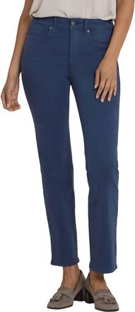 NYDJ Nydj Marilyn Vintage Navy Straight Leg Jean