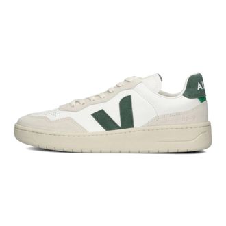 Veja Sneakers, female, White, 10 UK, White Low-Top Womens Trainers V-90