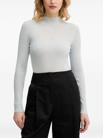 BOSS mock-neck sweater - Blue
