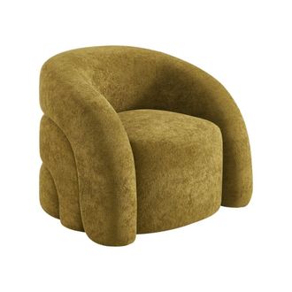Sweeek Sill&oacute;n org&aacute;nico de tela, verde oliva