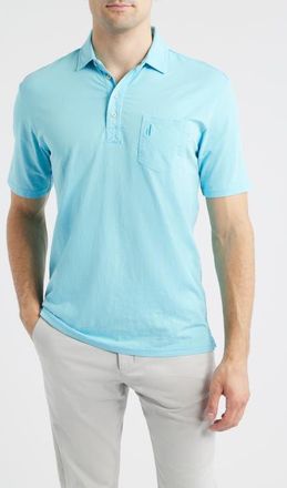 Johnnie-O Coastal Wash Original Pocket Polo in Topaz at Nordstrom, Size Xx-Large
