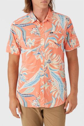 O'Neill Oasis Eco Standard Short Sleeve Shirt In Coral
