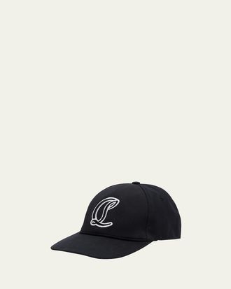 Christian Louboutin Mens Mooncrest Six-Panel Baseball Cap