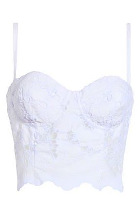 L'agence Sonya Bralette in White at Nordstrom Rack, Size Xx-Small