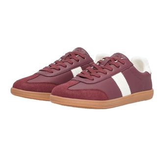 Only Dames/Dames Amber Trainers (Bourgogne/Cr&egrave;me)