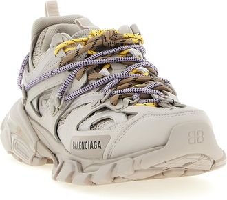 Balenciaga Womens Gray Polyethylene Athletic Sneakers
