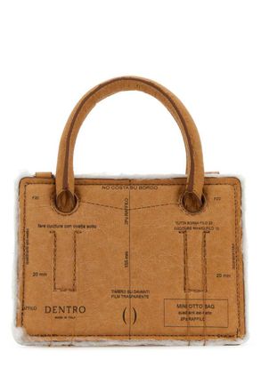 トートバッグ DENTRO Coral leather Mini Otto handbag (24SDNBO017 RED) DENTRO Coral Leather Mini Otto Handbag (DENTRO/トートバッグ