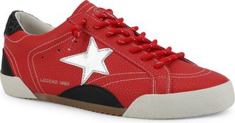 Vintage Havana Legend Low Top Sneaker in Red/washed Silver/black at Nordstrom, Size 6.5