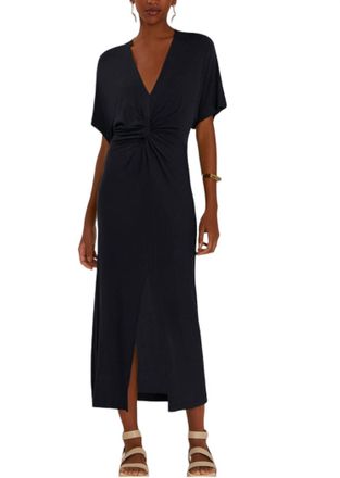 Lenny Niemeyer V Neck Coverup In Black