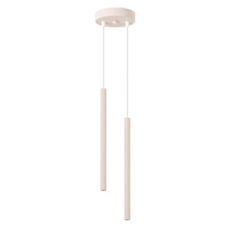 Sollux Lighting L&aacute;mpara colgantes beige acero alt. 118 cm