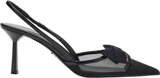 Prada Pumps, female, Black, Size: 10 US Decollete