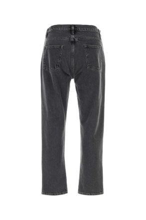 Jil Sander Mens Black Denim Jeans 069 Exterior: Cotton
