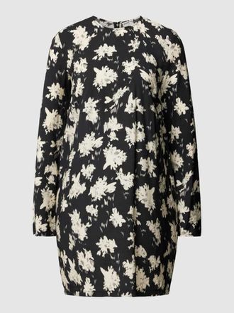 Jake*s Casual Minikleid mit Allover-Print in Black, Gr&ouml;&szlig;e 34