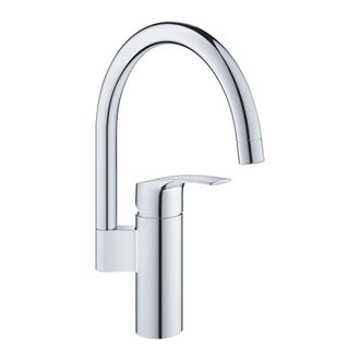 GROHE Eurosmart Mezclador Fregadero Ca&ntilde;o Alto Giratorio Cromo - Grohe
