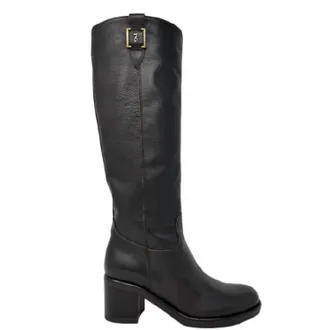 Nero Giardini Womens Leather Boots In Black