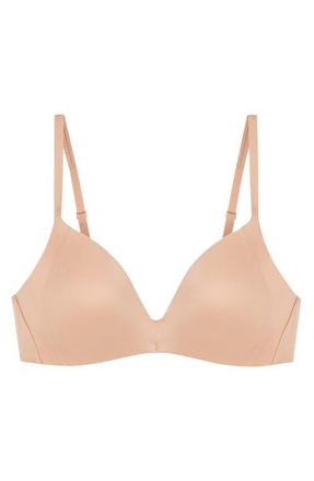 Triumph Body MakeUp Soft Touch Wireless Padded Bra in Neutral Beige at Nordstrom, Size 38D