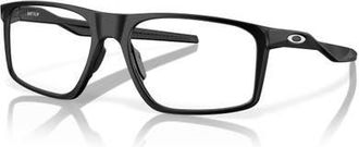 Oakley 58mm Rectangle optical glasses in Black at Nordstrom