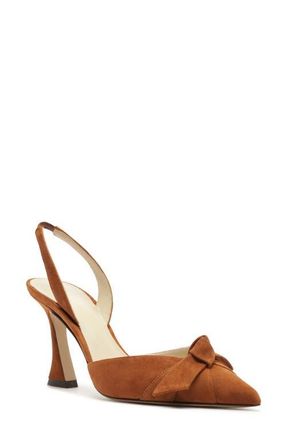 Alexandre Birman Clarita Pointed Toe Slingback Pump in Espresso at Nordstrom, Size 11.5