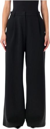Sessun Provenco High Waist Pant - Dames - Wijde Broeken - Zwart - S - Polyester - Broeken