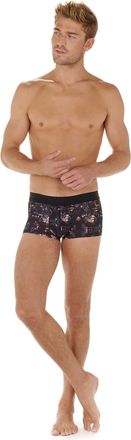 HOM Hom Mens Boxer Court Sebastian Hipster Briefs, Dark Flower Print, S
