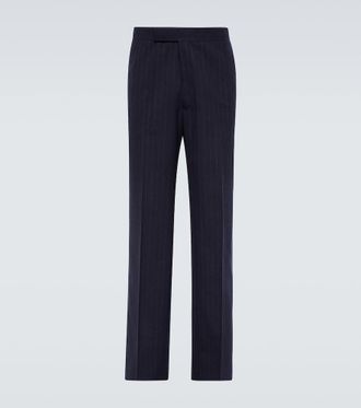 Prada Pinstriped wool pants