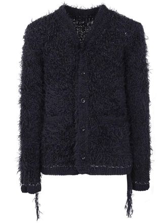sacai Furry Knit Cardigan