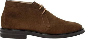 Scarosso Schoenen, Heren, Bruin, 41 1/2 EU, Katoen, Roger Enkellaars