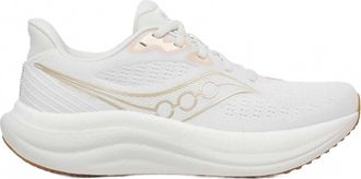 Saucony Womens Triumph Twenty Three Running Shoes In White / Arctic