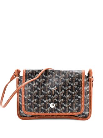 Goyard Plumet Clutch Wallet Coated Canvas crossbody bag - Bruin