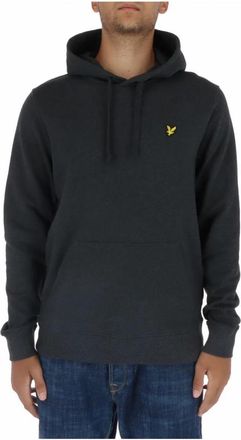 Lyle & Scott Beige Hoodie Herfst/Winter Stijl - Heren - Hoodies - Grijs - M - Katoen - Hoodies & sweatvesten
