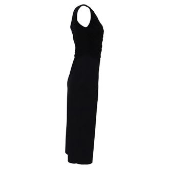 La Petite Robe Di Chiara Boni One-Shoulder Midi Dress in Black Polyamide