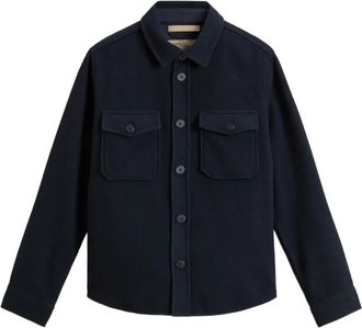 Woolrich Giacca-camicia con tasche - Blu